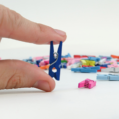 Broche de Madera Multicolor 2,5 cm - comprar online