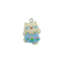 Dije de Resina Gatito Jardinero