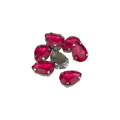 Gemas Engarzada Opalina Gota 10x14 mm - ALMACEN DE ARMADO