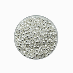 Bolitas de Metal Plateada 3 mm