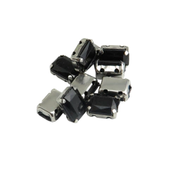 Gemas Engarzada Traslucida Rectangular 10x14 mm - ALMACEN DE ARMADO