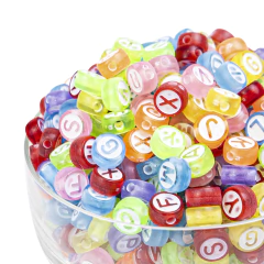 Plastico Plano Letra Mix Transparente Fondo Blanco - tienda online