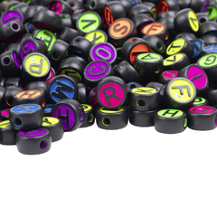 Plastico Plano Letra Negra Fondo Fluor - comprar online
