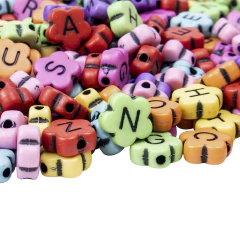 Plastico Flor Mix Color Oscuro Letra Negra - comprar online