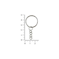 Argolla Sin Fin Labrada Con Cadena - comprar online