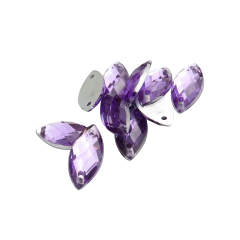 Gemas Para Coser Facetadas Semilla Navette 9x20 mm - ALMACEN DE ARMADO