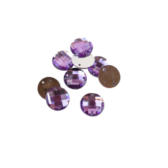 Gemas Para Coser Facetadas Redonda 16 mm en internet