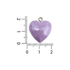 Dijes de Resina Corazon Plano - ALMACEN DE ARMADO