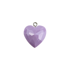 Dijes de Resina Corazon Plano - tienda online