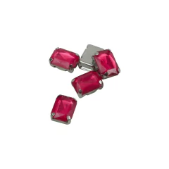 Gemas Engarzada Opalina Rectangular 06x08 mm - ALMACEN DE ARMADO