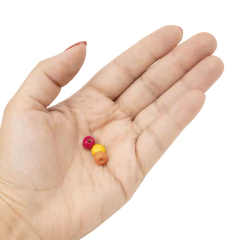 Cuentas Blancas de Madera 8 mm en internet