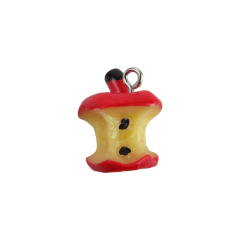 Dijes de Resina Manzana Mordida