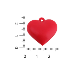 Imagen de Dijes de Resina Corazon grande