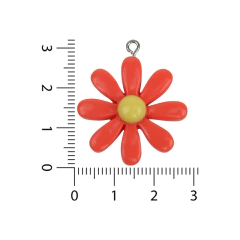 Imagen de Dijes de Resina Flor Grande