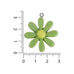 Imagen de Dijes de Resina Flor Grande