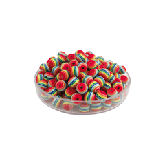 Bolitas Rayadas de Colores 6MM - tienda online
