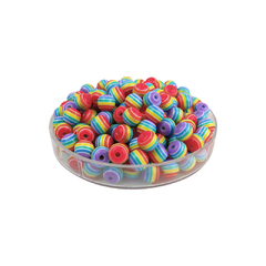 Bolitas Rayadas de Colores 6MM - tienda online