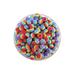 Bolitas Rayadas de Colores 6MM - ALMACEN DE ARMADO