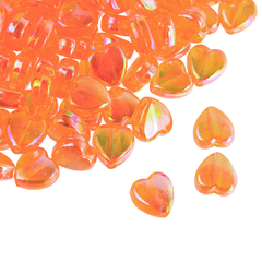 Corazon de Plastico Tornasolados - tienda online