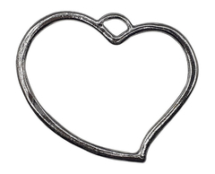 Dijes de Fundición Corazón Grande
