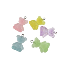 Dijes de Resina Osito Traslucido Grande