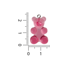 Imagen de Dijes de Resina Osito Traslucido Grande