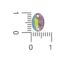 Gemas Tornasoladas Oval 7x10 mm x 100/500 unidades - comprar online