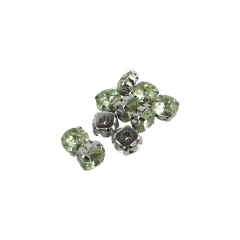 Gemas Engarzada Traslucida Redonda 10 mm - comprar online