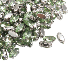 Gemas Engarzada Traslucida Semilla 4x8 mm