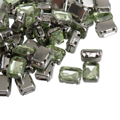 Gemas Engarzada Rectangular Traslucida 06x08 mm - comprar online