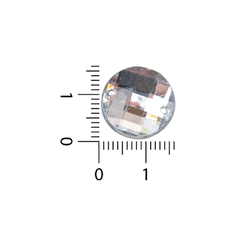 Imagen de Gemas Para Coser Facetadas Redonda 16 mm x 100/500 unidades