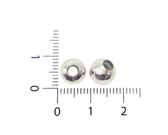 Bolitas de Metal Plateada 8 mm - comprar online