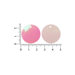 Lentejuelon Transparente 25mm - comprar online