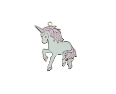 Unicornio Esmaltado Grande x 5 unidades