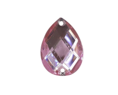 Imagen de Gemas Para Coser Facetadas Gota 18x25 mm