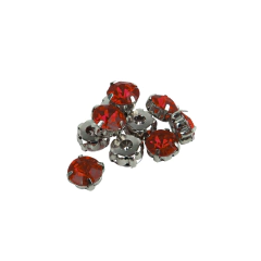 Gemas Engarzada Traslucida Redonda 10 mm - ALMACEN DE ARMADO