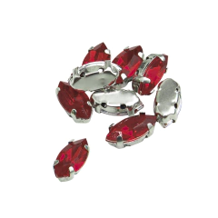 Gemas Engarzada Traslucida Semilla 7x15 mm - ALMACEN DE ARMADO