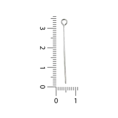 Alfileres Con Rulo Acero 3.5 cm - comprar online