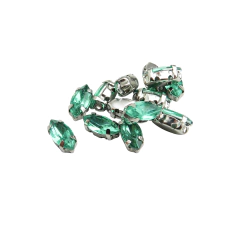 Gemas Engarzada Traslucida Semilla 4x8 mm - comprar online