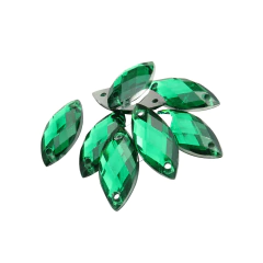 Gemas Para Coser Facetadas Semilla Navette 9x20 mm - comprar online