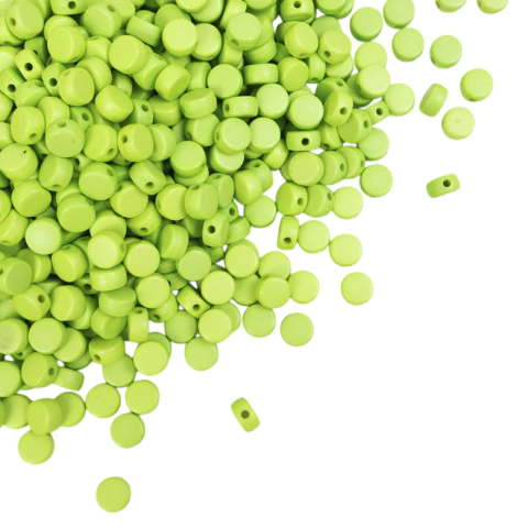 Plastico Plano Color VERDE Pastel 4X7mm - comprar online