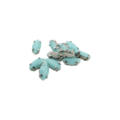 Gemas Engarzada Opaca Semilla 05x10 mm