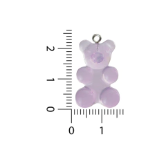 Dijes de Resina Osito Traslucido Grande en internet