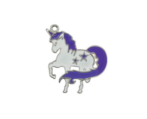 Unicornio con Estrellas Esmaltado x 5 unidades