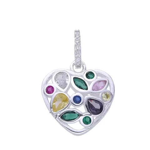 DJ800 DIJE CORAZON PLATA 925