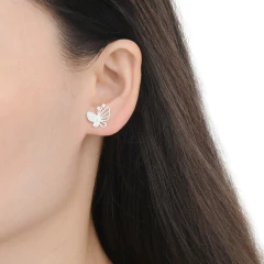 ARO1824 AROS PASANTES PLATA 925 - Espíritu Joyas Mayorista