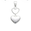 DJ914 DIJE CORAZONES PLATA 925 - comprar online