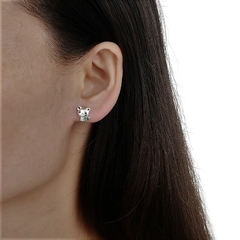 ARO1272 AROS PASANTES PLATA 925 - Espíritu Joyas Mayorista