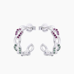 ARO1756 AROS PASANTES PLATA 925