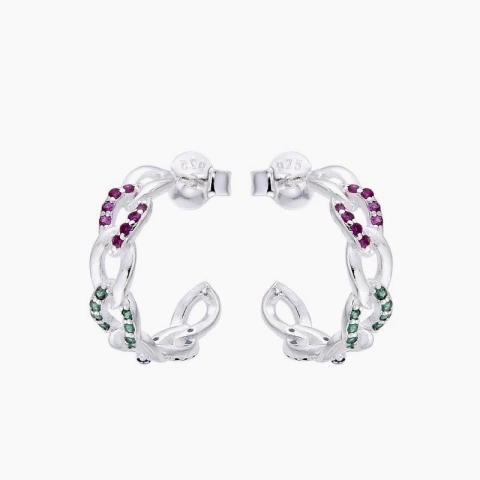 ARO1756 AROS PASANTES PLATA 925